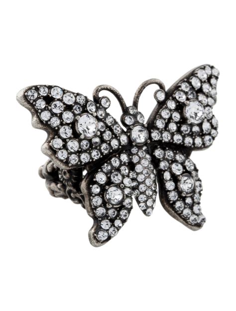 gucci butterfly ring size 6